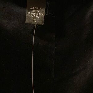 Eileen Fisher size PL black velvet pants
